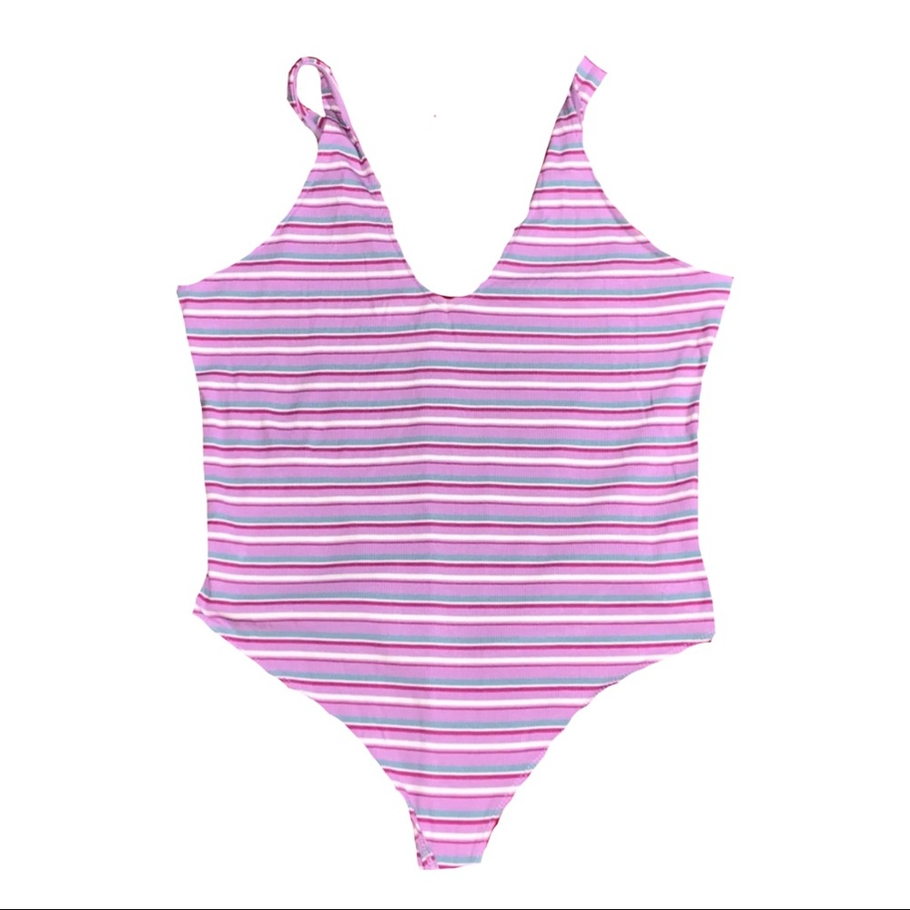 Wild Fable Purple Retro Body Suit